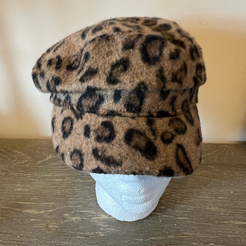 Free People 90’s Moss Leopard Cadet Hat - Picture 4 of 9